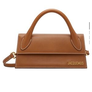 Jacquemus Tan/Light Brown ‘Le Chiquito Long’ Handle Mini Bag
